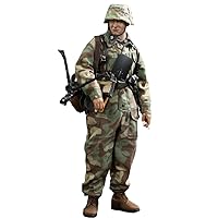 HiPlay DID Collectible Figure: MG42 Machine Gunner Otto of The 12th Armored Division, Military Style, 1:6 Scale Miniature Figurine