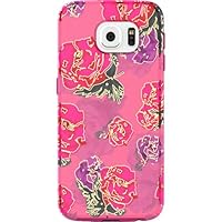 Incipio Rival Chrome Case for Samsung Galaxy S6 - Floral Pink / Gold