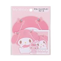Sanrio New Life Decoration Sticker Set My Melody My Melody 3.8 x 4.1 x 0.04 inches (9.6 x 10.3 x 0.1 cm), Character 002119 SANRIO