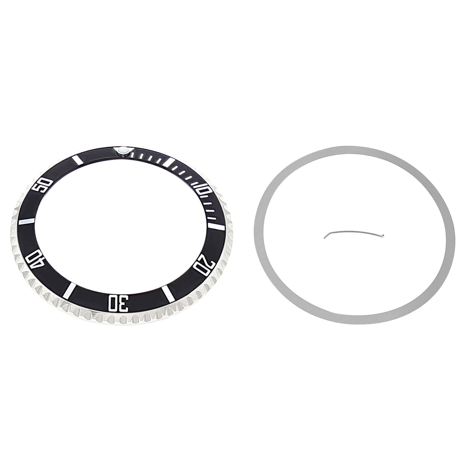 Ewatchparts BEZEL & INSERT COMPLETE COMPATIBLE WITH ROLEX SUBMARINER 16610 CIRCA 2000 16800 16808