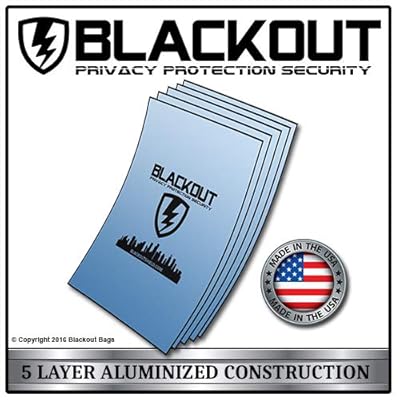  BLACKOUT Faraday Cage EMP Bags Premium Ultra Thick 5pc