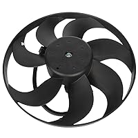 SCITOO 620-799 Radiator Cooling Fan Compatible for 2000-2006 for TT 2000-2006 for TT Quattro 1999-2006 for Golf 1999-2005 for Jetta