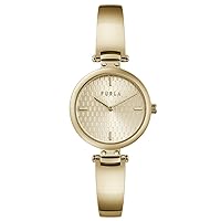 FURLA Ladies Gold Tone Stainless Steel Bracelet Watch (Model: WW00018006L2)