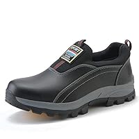 Slip-On Steel-Toed Safety Shoes