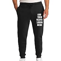 INK STITCH Men PC78J Custom Stitching Logo Texts Core Fleece Jogger Pants