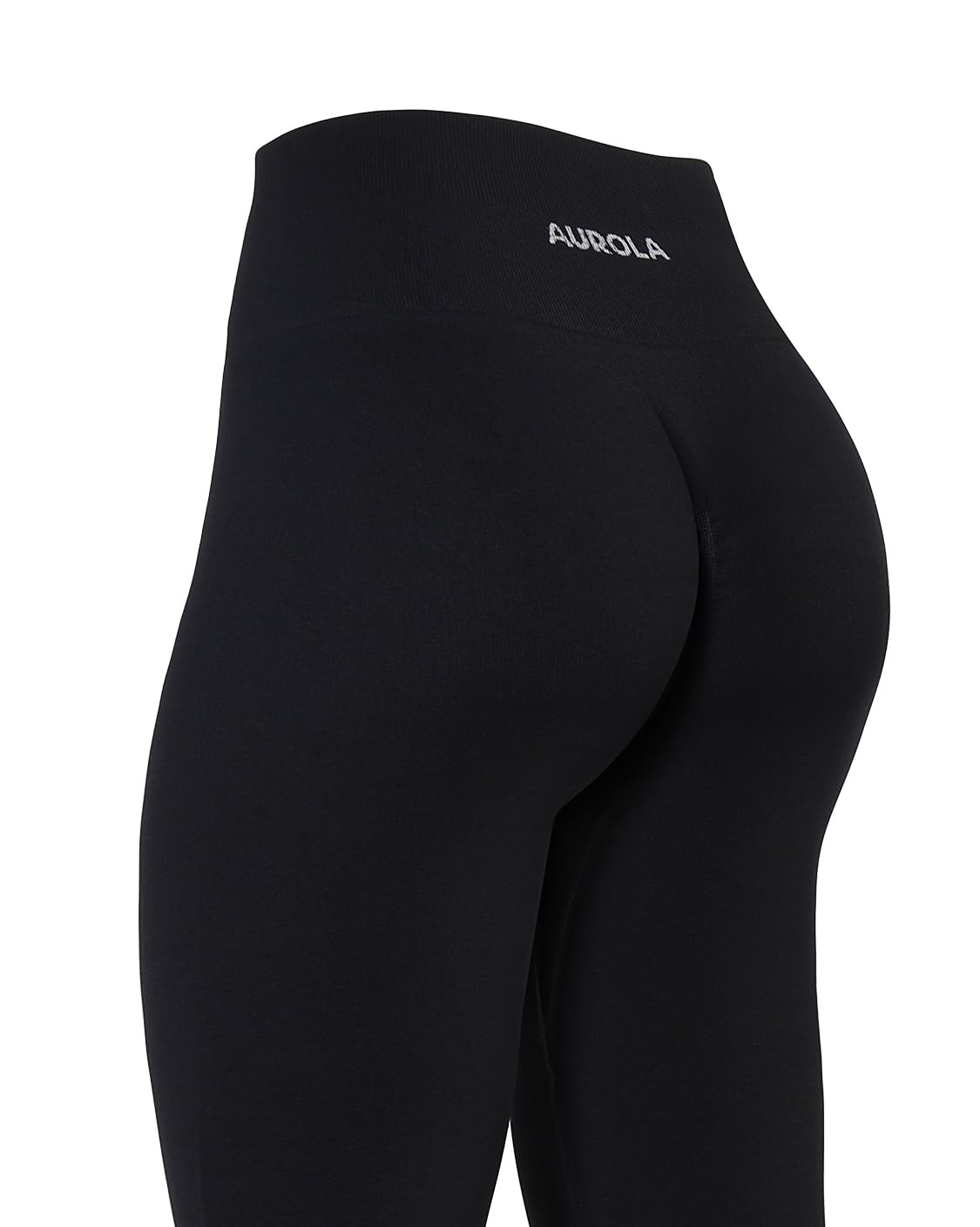 Buy AUROLA Power Workout Leggings for Women Tummy Control Squat Proof  Ribbed Thick Seamless Scrunch Active Pants