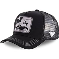 Cartoon Baseball Cap Mesh Back Dad Hat Embroidered Snapback Trucker Hat Bass Fishing Caps Men's Women's Visor