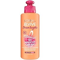 L'Oreal Paris Elvive Dream Lengths Frizz Killer Leave-In Serum With Castor Oil, 3.4 Ounce