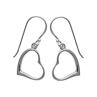 Boma Jewelry Sterling Silver Heart Earrings
