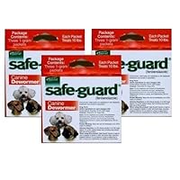 Excel Safe-Guard Canine DeWormer for Small Dogs Pack of 3 (9 Pouches)
