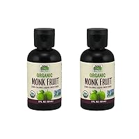 Foods Monk Fruit Liquid Organic, 2 Fluid Ounce (2 Pack)