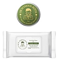 All Natural Ointment & Soothing Wet Wipes for Hemorrhoids & Fissures