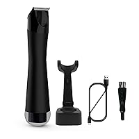 Pubic Hair Removal Intimate Areas Places Part Haircut for Trimmer for Groin Epilator Safety for Men Pubic Hair Trimmer for Men Waterproof Electric Rechargeable