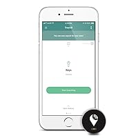 TrackR pixel - Bluetooth Tracking Device. Item Tracker. Phone Finder. iOS/Android Compatible - Black (3 Pack)