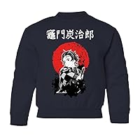 Anime Manga Tanjiro Slayers Demon Youth Crewneck Sweater