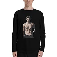 Jensen Ackles T Shirts Boys Soft Comfortable Long Sleeve Round Neck Fashion Tees for Men