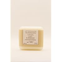 Set-6 Bar Soaps French Made Natural Organic Skin Care 6 Fragrances Moisutizing Bath Routine 125g each (6 x 125g) Orange-Flower Verbena Honey Olive karite Milk-Goat