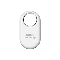 SmartTag2 (2023) Bluetooth + UWB, IP67 Water and Dust Resistant, Findable via App, 1.5 Year Battery Life - White