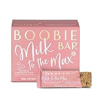 Boobie Bar Superfood Lactation Bars, Lactation Snacks for Breastfeeding to Increase Milk Supply, Fenugreek-Free, Gluten-Free, Dairy-Free, Vegan - Oatmeal Chocolate Chip (1.7 Ounce Bars, 6 Count)