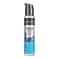 John Frieda Anti Frizz, Frizz Ease Dream Curls Cream Oil, Hydrating Hair Oil for Curly, Frizzy Hair, Nourishes Dry and Damaged Hair, for Bouncy Curls, 3.5 Fluid Ounces