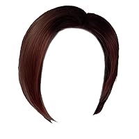 Kim Kimbel Jayla Chin-Length Asymmetrical Textured Wig, Average Cap Size, MC4/35SS Sangria