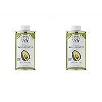 La Tourangelle, Avocado Oil, All-Natural Handcrafted from Premium Avocados, Great for Cooking, as Butter Substitute, and for Skin and Hair, 16.9 fl oz (Pack of 2)