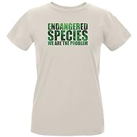Old Glory Endangered Species Problem Natural Womens T-Shirt