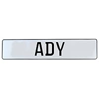 579576 Wall Art (, 1 Pack, Ady White Stamped Aluminium Street Sign Mancave)