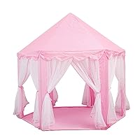 1Pc Children Boys Girls Playing Tent Interesting Children Game Tent House (Pink) for Home/Wall/Room Decor