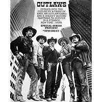 Outlaws 1986 western TV Rod Taylor & his gang in modern day Houston 8x10 photo