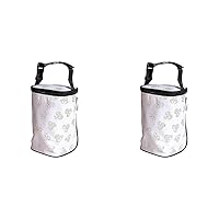 J.L. Childress Disney Baby Tall TwoCOOL Breastmilk Cooler, Baby Bottle & Baby Food Bag, Minnie Dots (Pack of 2)