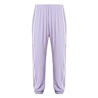 Girl Y2K Baggy Cargo Trousers with Pockets Jogger Sweatpant Elastic Waist Tracksuit Bottoms Performance Casual Pant