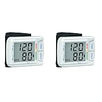 SmartHeart Automatic Digital Blood Pressure Wrist Monitor (Pack of 2)