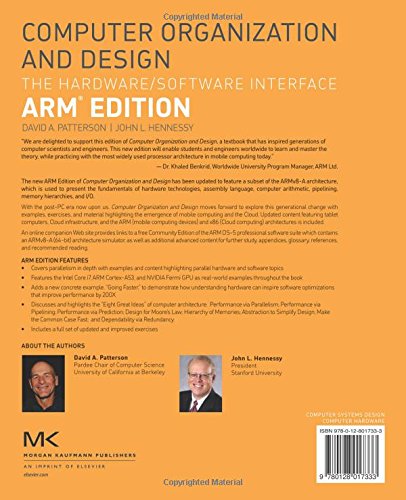 Computer Organization and Design ARM Edition: The Hardware Software Interface (The Morgan Kaufmann Series in Computer Architecture and Design)