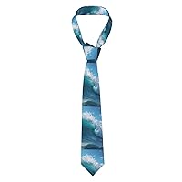 Gerrit French Flag Print Men Cufflinks Tie Skinny Necktie Great For Weddings, Groom, Groomsmen, Missions, Gift
