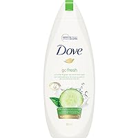 Dove Cool Moisture Cucumber & Green Tea Scent Body Wash 12 oz (Pack of 6)