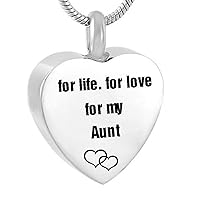 misyou for Life.for Love for My Daughter/Brother/dad/mom Personalized Urn Necklace Memorial Keepsake Pendant