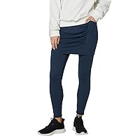 slimour Women Leggings with Skirt Attached Golf Skirt with Leggings Winter Tennis Skirt with Leggings Exercise Skirts Hiking