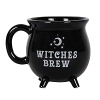 Pacific Giftware Witches Brew Black Ceramic Cauldron Mug