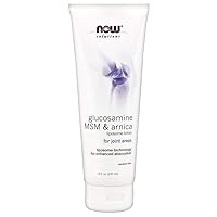 NOW Solutions, Glucosamine, MSM and Arnica Liposome Lotion, For Joint Areas, Liposome Technology for Enhanced Absorption, 8-Ounce
