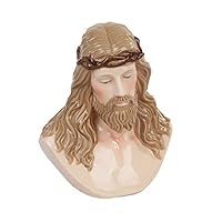 PTC 5.13 Inch Jesus Crown of Thorns Fine Porcelain Bust Figurine