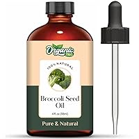 Broccoli Seed (Brassica oleracea) Oil | Pure & Natural Carrier Oil for Skincare, Hair Care & Massage - 118ml/3.99fl oz