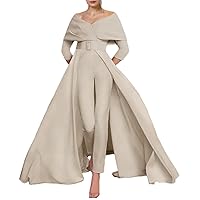 Two Piece Elegant Wedding Guest Dress Scoop Neck Ankle Length 3/4 Length Sleeve Formal Dress with Sash/Ribbon 2024