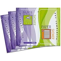 Paper Shower-Fresh 120 Body Wipe Packs-A Wet and Dry Towel In Each Pack
