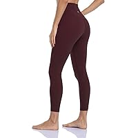 HeyNuts Essential/Workout Pro 7/8 Leggings, High Waisted Pants Athletic Yoga Pants 25''