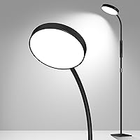 LED Floor Lamp, Living Room Floor Lamp, Grey