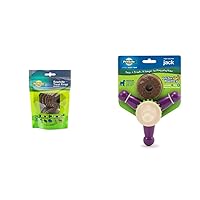 PetSafe Treat Rings for Busy Buddy Dog Toys - Easy to Digest - Interactive Toy Refills for Aggressive Chewers & Anxiety - 16 Rings - Size B - Original & Busy Buddy Jack Medium