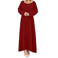Muslim Abaya Long Sleeve Arab Dubai Abaya Modern Middle Prayer Belt Eid Long Dress Beads Maxi Dresses for Women