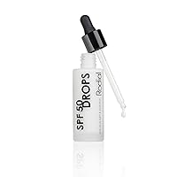 Rodial SPF 50 Drops 30ml, SPF Serum with Hyaluronic Acid and Vitamin E, UVA and UVB face protection, SPF Skin Moisturiser, SPF 50 Anti-Photoaging