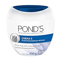 Pond's S Cream Humectant Moistening, 14oz Crema Humetante y Magnificante S De Ponds 400gr (1)